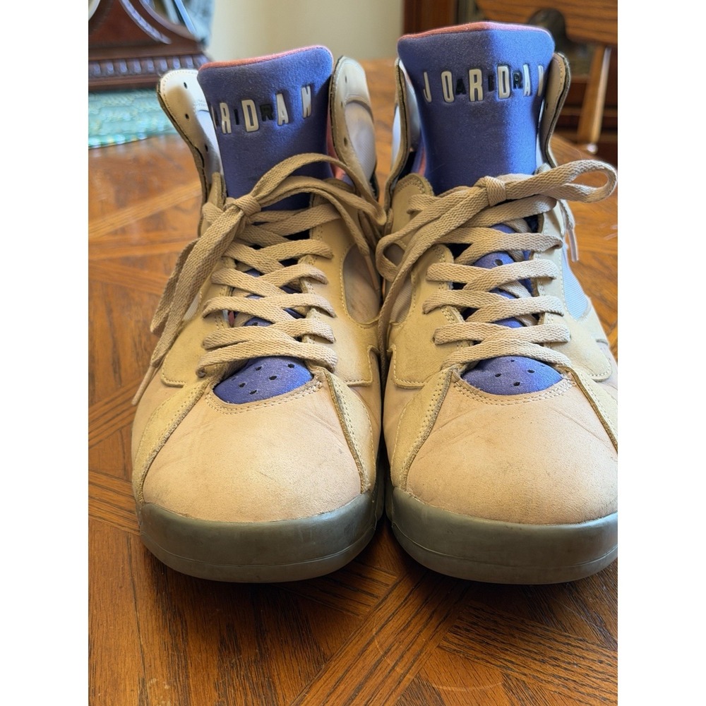 Air Jordan 7 Retro SE Sapphire Pink Blue High Top Sneaker DJ2636-204 Sz 12